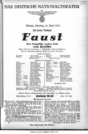 Faust Der Tragödie erster Teil
