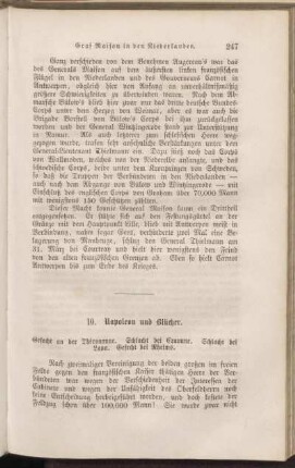 10. Napoleon und Blücher.