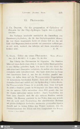 13. Photometrie