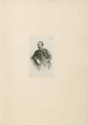 Tafel: Bildniss Hugo Harrer