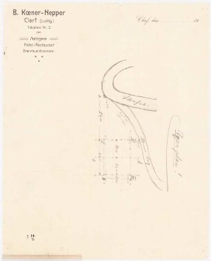 Krankenhaus, Clerf (Clervaux): Achsenplan