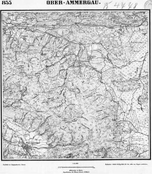 835 Ober-Ammergau [Topographische Karte von Bayern 1:25.000 (Positionsblätter)]