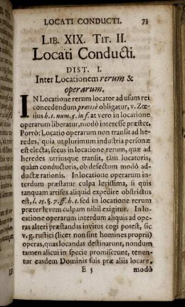 Lib. XIX. Tit. II. - Tit. III.