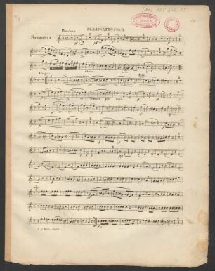 Clarinetto 1.o & 2.o