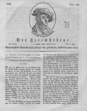 Nro. 128., Donnerstag, den 29. Juni 1809