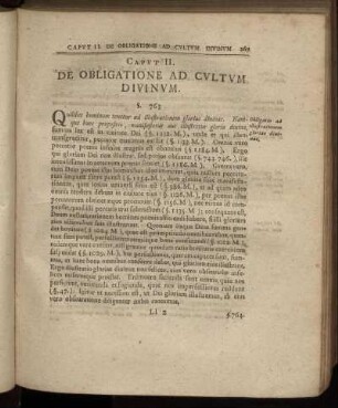 Caput II. De Obligatione Ad Cultum Divinum