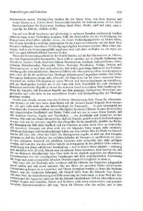 279-281 [Rezension] Sacramentum mundi