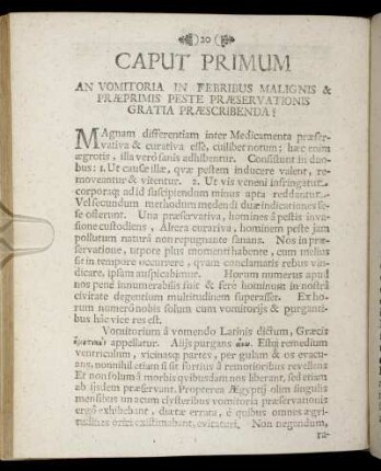 Caput Primum. - Caput Octavum.