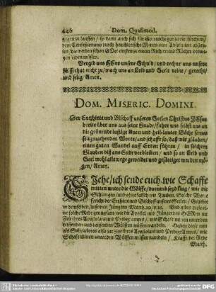 Dom. Miseric. Domini