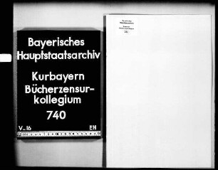 Druckerlaubnis für mehrere auf das Schulwesen bezügliche Schriften (ohne Aktenzusammenhang)