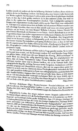 Bremerhavener Persönlichkeiten aus vier Jahrhunderten, ein biographisches Lexikon, (Veröffentlichungen des Stadtarchivs Bremerhaven, 16) : 2. erw. und korr. Aufl., Bremerhaven, Stadtarchiv, 2003