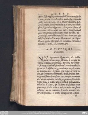 A M. Vittor De Franceschi.