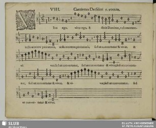 VIII. Vivo ego dicit Dominus