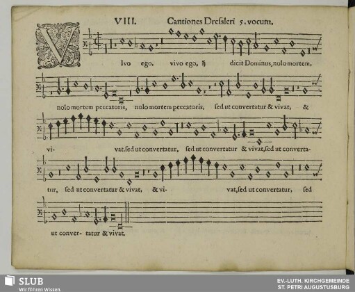 VIII. Vivo ego dicit Dominus
