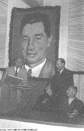 Dresden, Reick, Gaswerk Reick, Gedenkveranstaltung für Nikolaus Kopernikus, Juni 1953