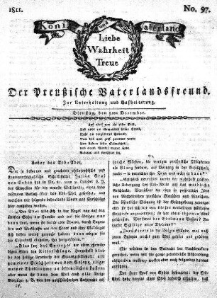 No. 97., vom 3ten December