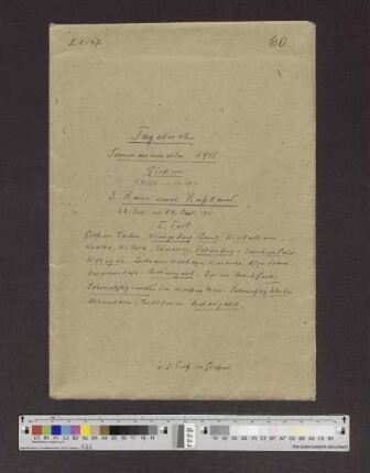 Band 60: Sommersemester 1911, Gießen