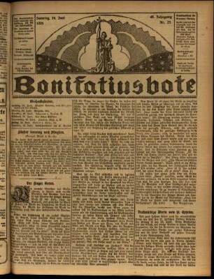 Ausgabe vom Sonntag, den 24. Juni 1923.