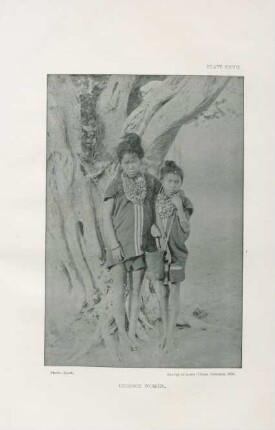 Plate XXVII. Chinbok women