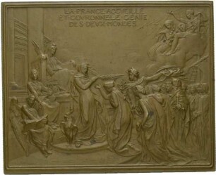 Plakette auf die Weltausstellung Paris 1900