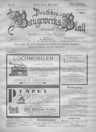 49. Jahrgang. Nr. 13.