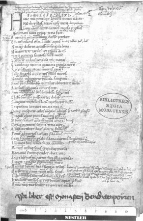 Epistolae Heroidum cum glossis - BSB Clm 4612