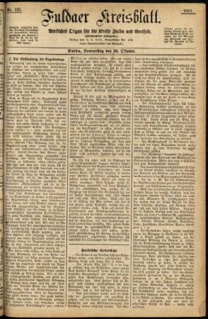 Ausgabe vom Donnerstag, den 25. Oktober 1883.