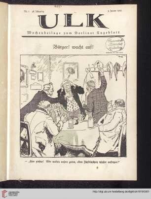 Hefte 1-5, Januar 1919
