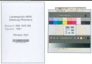 Entnazifizierung Karl Hinners , geb. 18.04.1901 (Arbeiter)