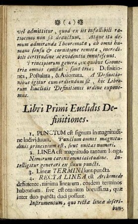 Libri Primi Euclidis Definitiones.