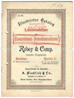 Lokomobilen und Dreschmaschinen