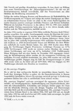 d) Die sonstigen Vergehen