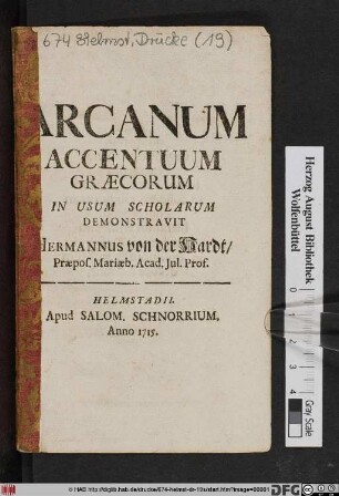 Arcanum Accentuum Græcorum