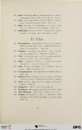 Glas (Nr. 178-225)