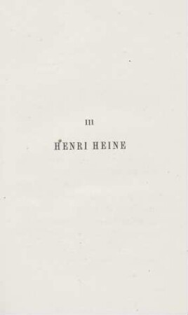 III Henri Heine