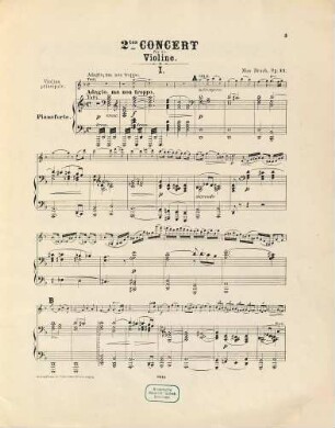 Concert für Violine : d-Moll ; op. 44