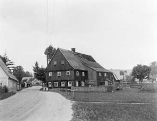 Umgebindehaus im Ort