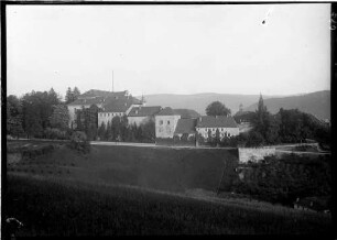 Baden-Baden Neues Schloss - Nordseite Nordwesten - Außenansicht