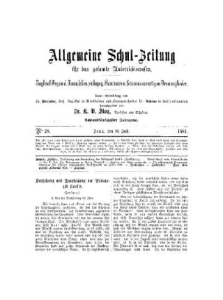 Darstellung und Beurtheilung der Pädagogik Kant's : (Fortsetzung)