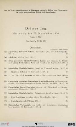 Ostasiatika (Nr. 344-365)