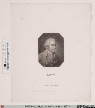Bildnis Joseph Banks (1781 Sir)