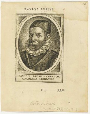 Bildnis des Paulus Buisius