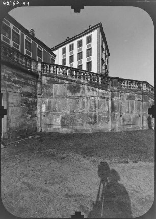 Schloss Moritzburg, Freitreppe