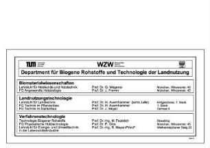 Department für Biogene Rohstoffe und Technologie der Landnutzung