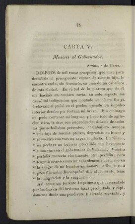 Carta V. Meneses al Gobernador.