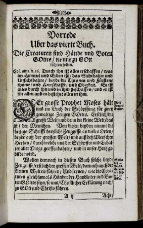 Vorrede Uber das vierte Buch.