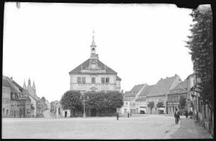 Geithain. Markt und Rathaus