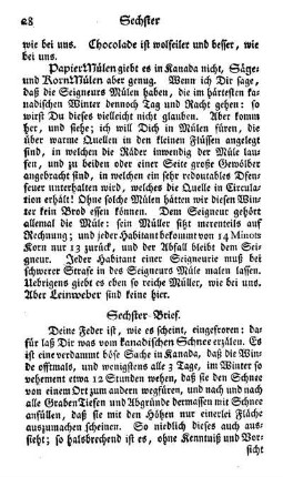 Sechster Brief