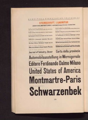 Steinschrift , 1 Garnitur