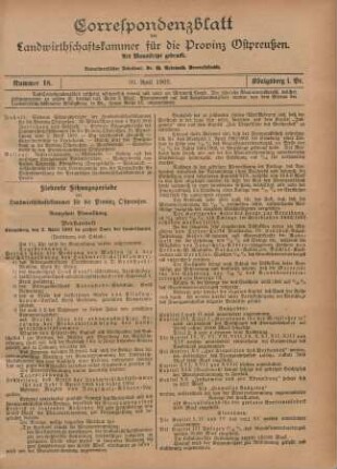 Nummer 18. 30. April 1902.
